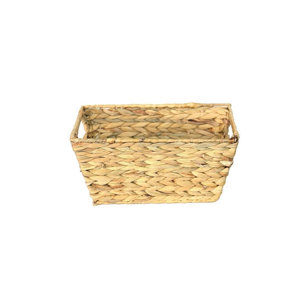 Cesta Organizadora Retangular Seagrass Natural 30Cm