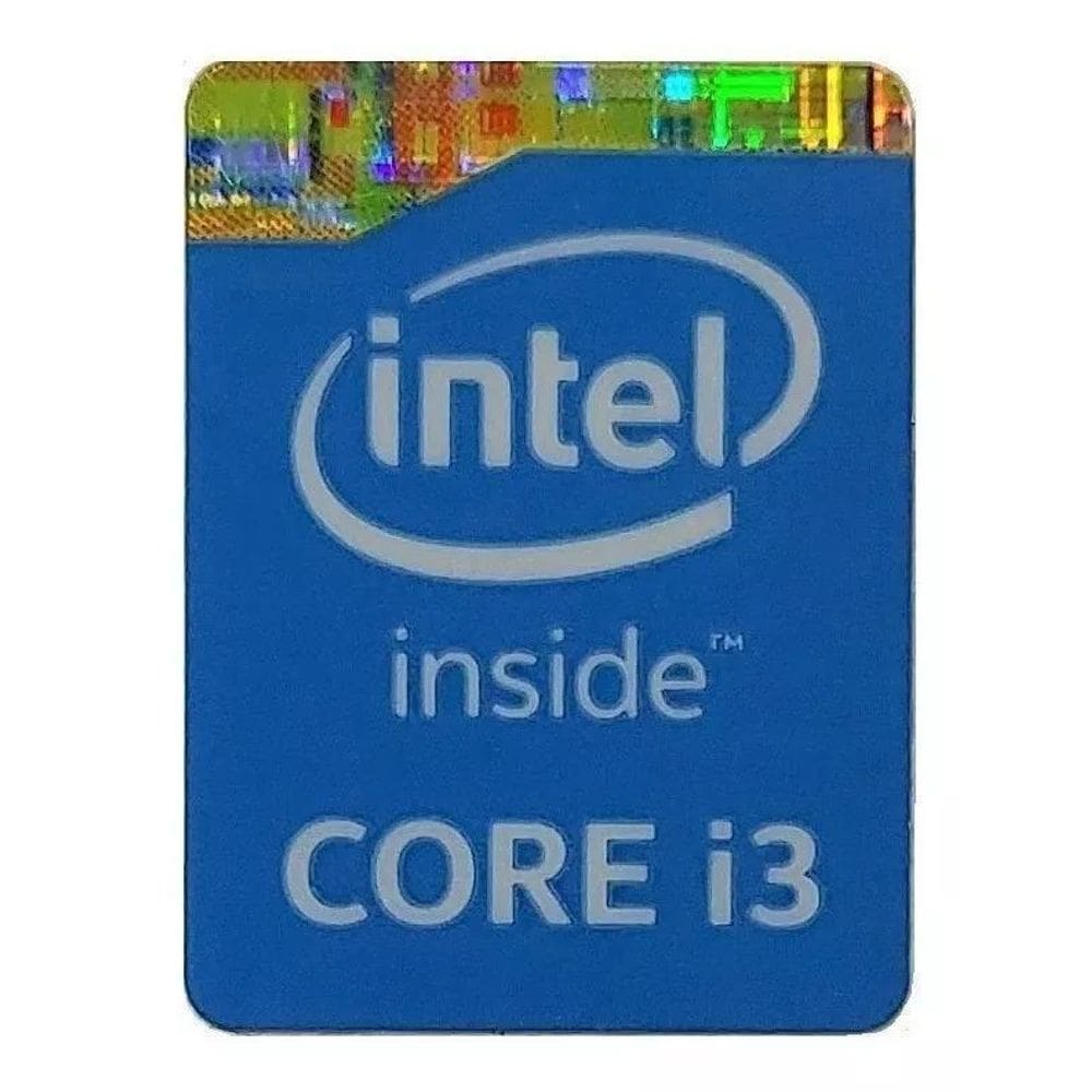 Adesivo Intel Core i3 21x16mm -