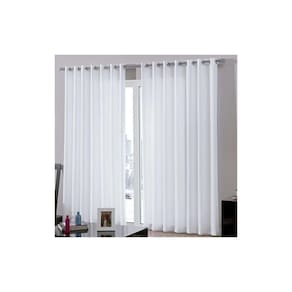 Cortina Bella Janela 540x250 cm Duo Bellini Com Forro Corta Luz Branco