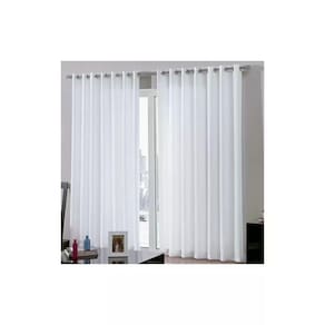 Cortina Bella Janela 420x230 cm Duo Corta Luz Bellini Branco