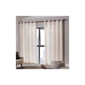 Cortina Bella Janela 420x230 cm Duplex Bruxelas Marfim
