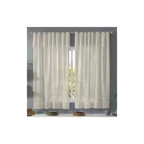 Cortina para Cozinha Donna Inter 280x120 cm Valência com Bandô