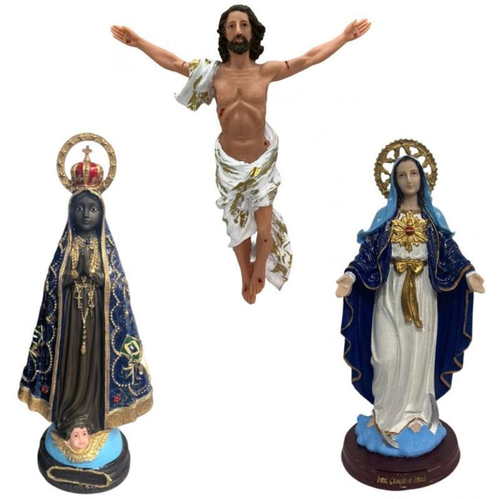 Imagem Católica Jesus Resina Tamanho Grande-Escolha O Modelo