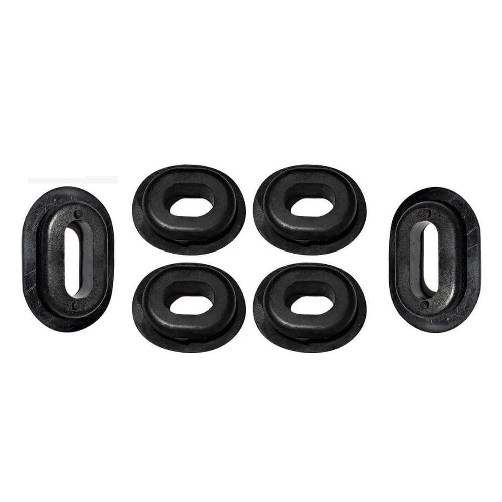 Borracha Coxim Fixa Tampa Lateral Honda Cb 400 / 450 6 Peças