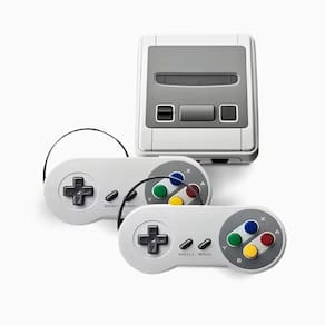 Nintendo Super Mini Com 2 Controles Com Fio