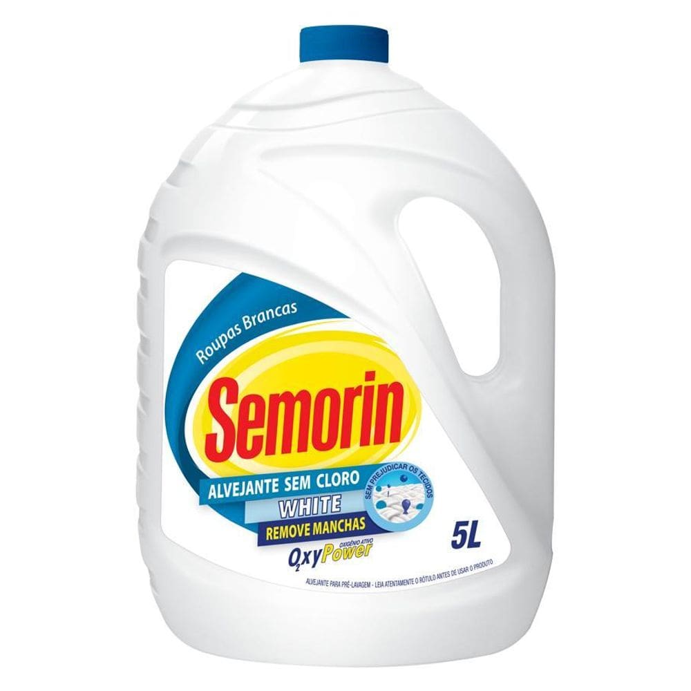 Semorin Alvejante Sem Cloro White 5L