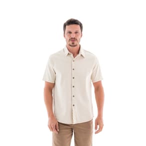 Camisa Linho Masculina M/c Arauto Slim