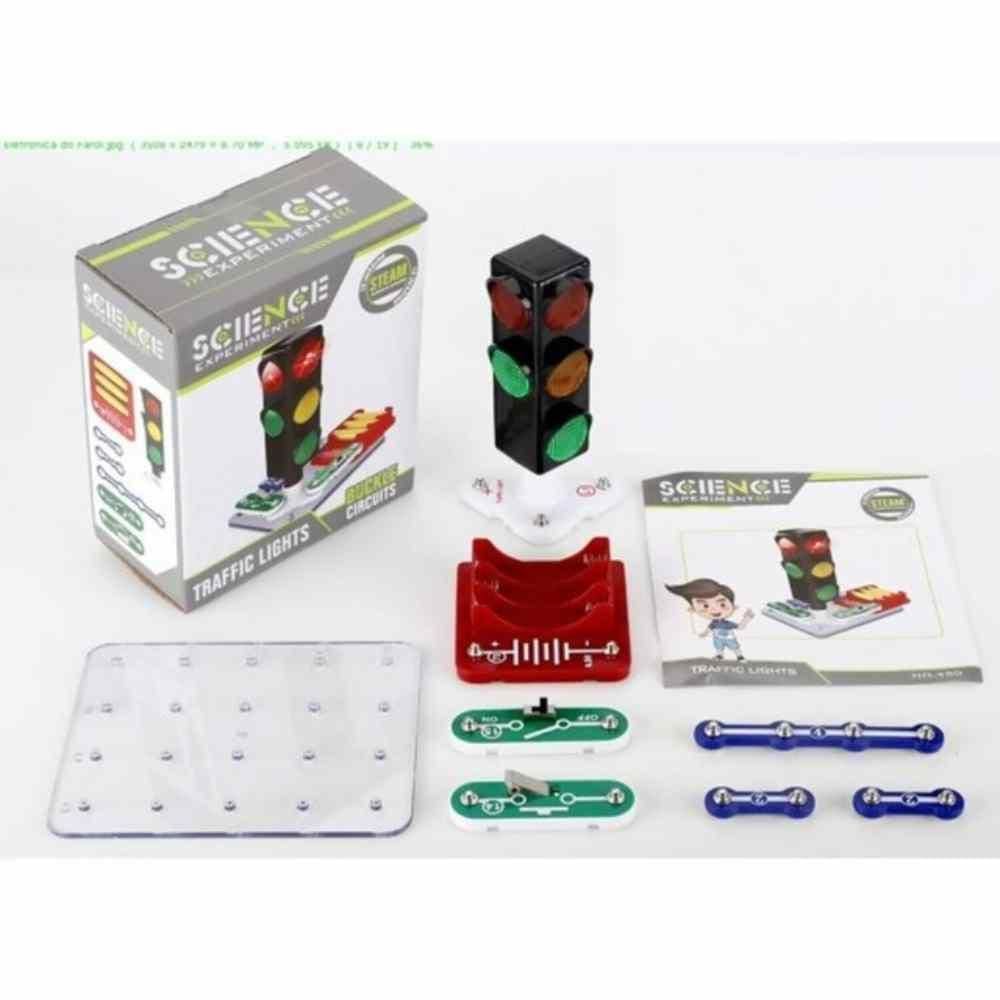 Blocos Eletrônicos Semáforo Faça Você Mesmo Mario Brinquedos
