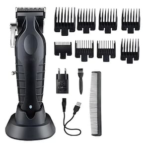 Máquina Cortar Cabelo Profissional 5w Sem Fio Kemei KM 2296