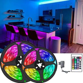 Fita Led 5050 Rgb Colorida 5m 16 Cores com Fonte e Controle