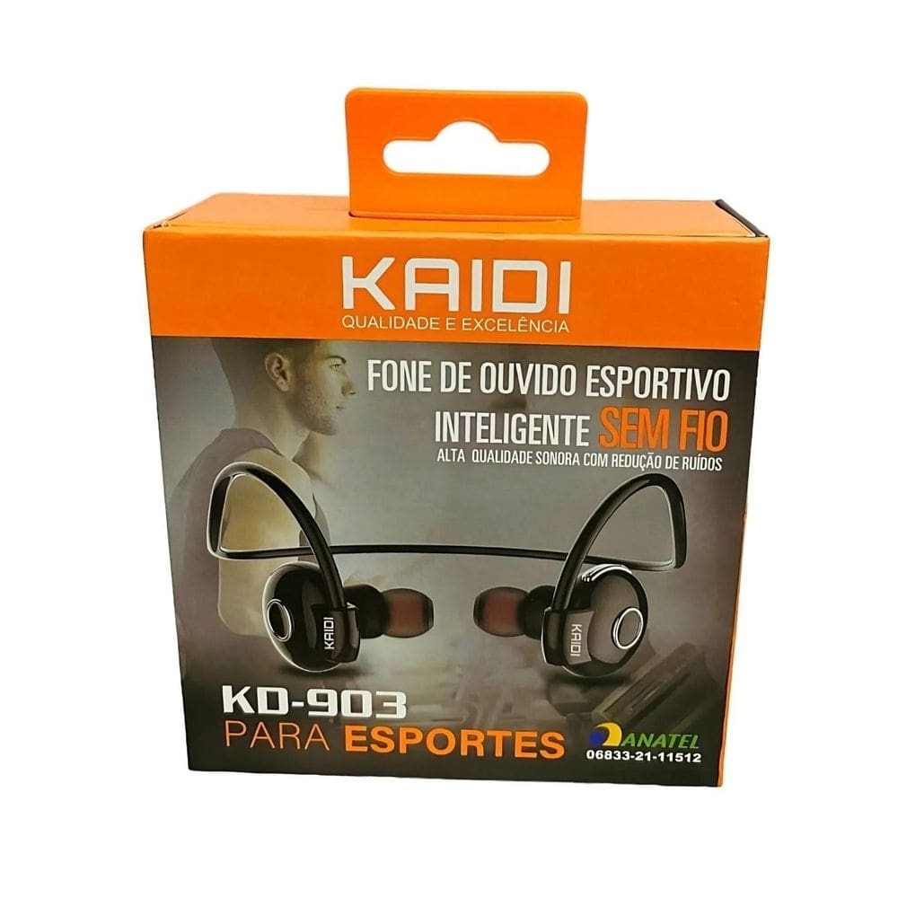Fone Ouvido Kaidi Bluetooth Sem Fio Kd903 Kaidi Kd-903