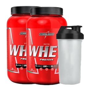 2 Nutri Whey Isolado Conc Suplemento Em Po Protein +