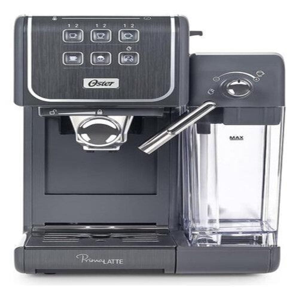 Cafeteira Espresso + Leite Primalatte Grey Touch 220V Oster