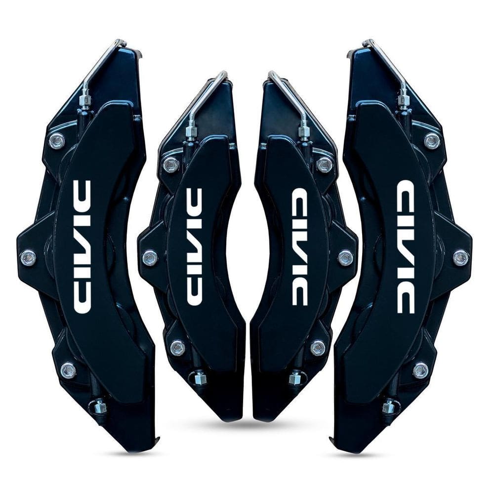 Kit Capa De Pinça Civic Freios Diant/Tras. 2 Pares Preta