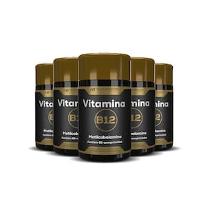 5X Vitamina B12 Metilcobalamina 60Comprimidos Hf Suplementos