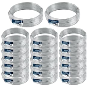 Kit Com 20 Arame Galvanizado Nº14 Bwg 14 Fio 2,10Mm Liso 1Kg
