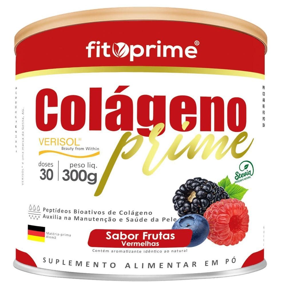 Colageno Verisol Fitoprime Lata 300G Frutas Vermelhas