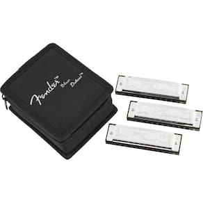 Kit Gaita Fender Blues Deluxe Harmonica 3-Pack C G A