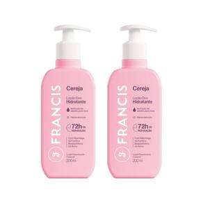Hidratante Corporal Francis 200Ml Rosa - Kit C/2Un
