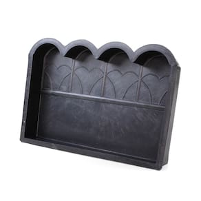 Forma Piso Bloquete Meio Fio Para Jardim 42X25X5 Kit 2Pcs