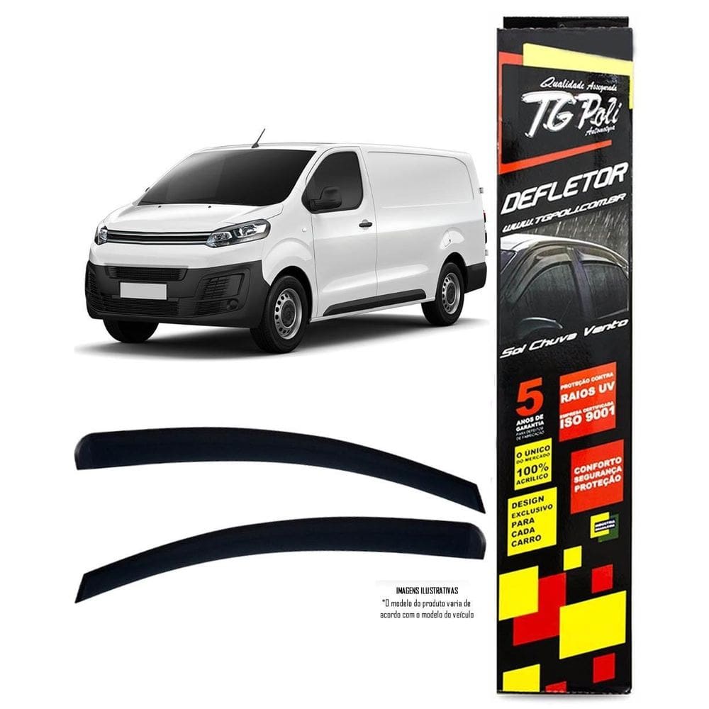 Calha Chuva Defletor Tg Poli Citroen Jumpy 2018 A 2022 4