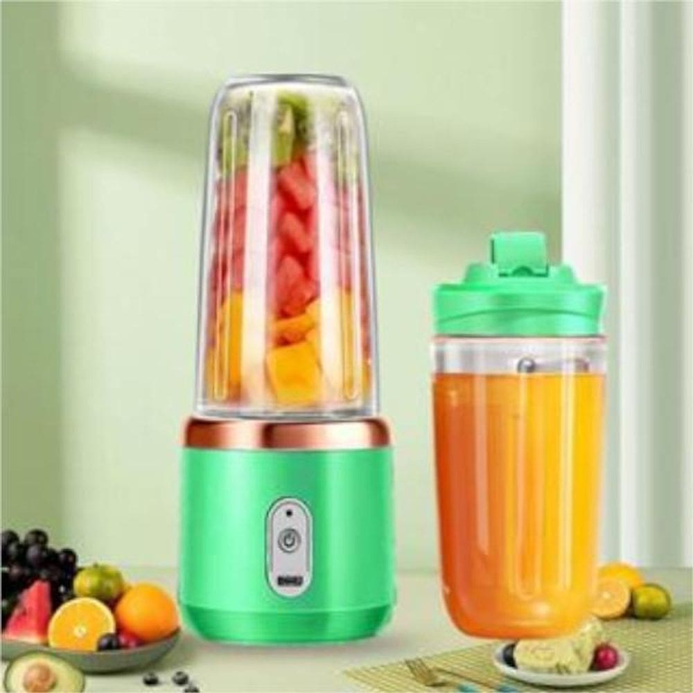 Ultra Processador Mini Liquidificador Portátil 2 Copos 400Ml
