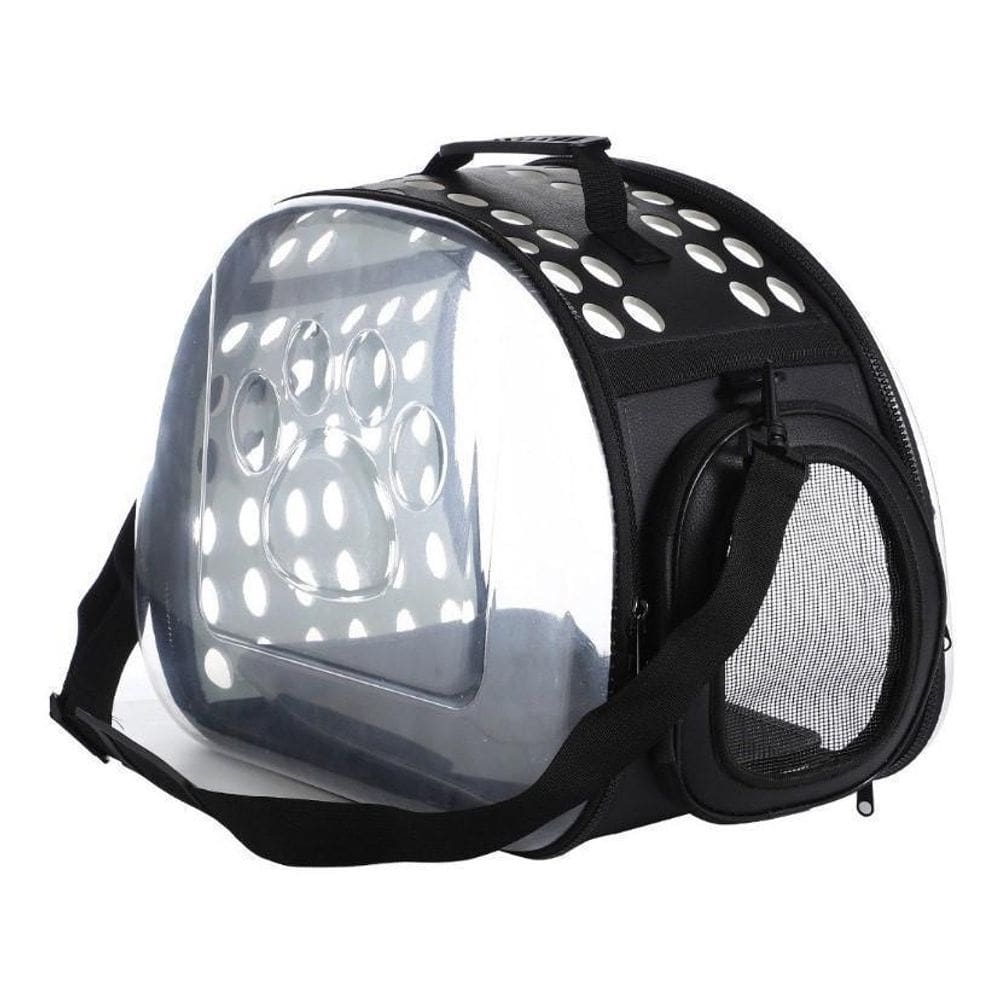 Bolsa Transparente Para Pet Gato Dog Dobrável Respirável