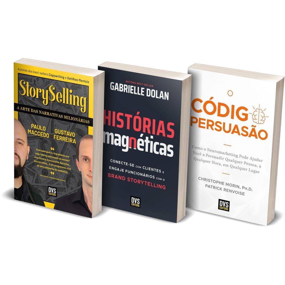 Kit Storyselling Com 3 Livros