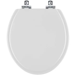Assento Sanitário com Fechamento Lento Convencional Oval Cinza Platina para vaso Incepa