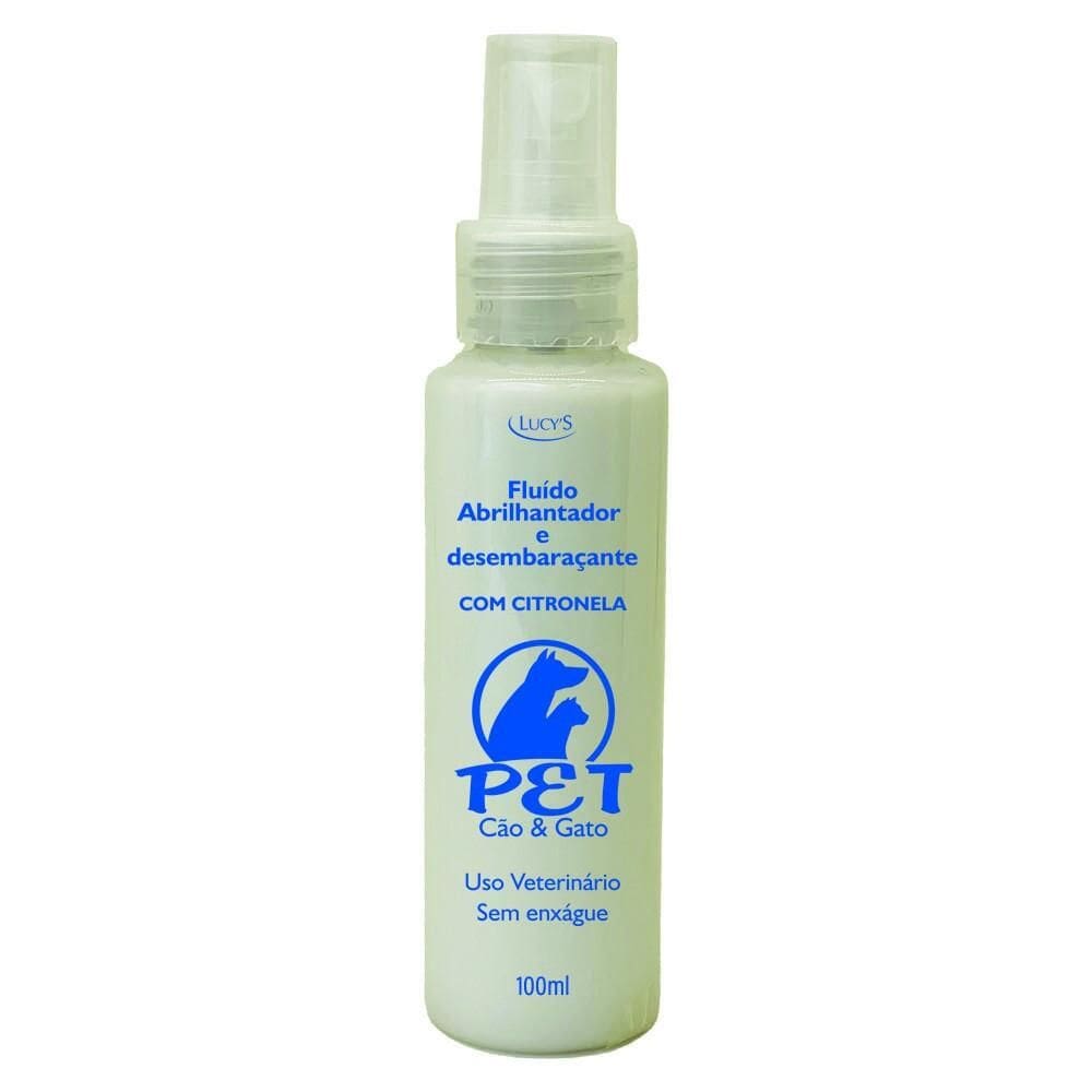 Spray Fluído Pet Desembaraçante E Abrilhantador Citronela