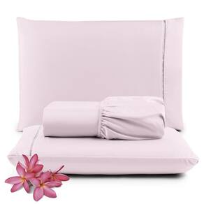 Jogo Cama Lençol Unique Queen 400 Fios Ponto Palito - Rosa