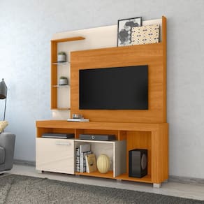 Home Theater para Tvs até 50 Polegadas Icaro Cinamomo/Offwhite