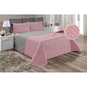 Cobre Leito Queen Realeza 3 Peças - Dupla Face 2,60m x 2,40m