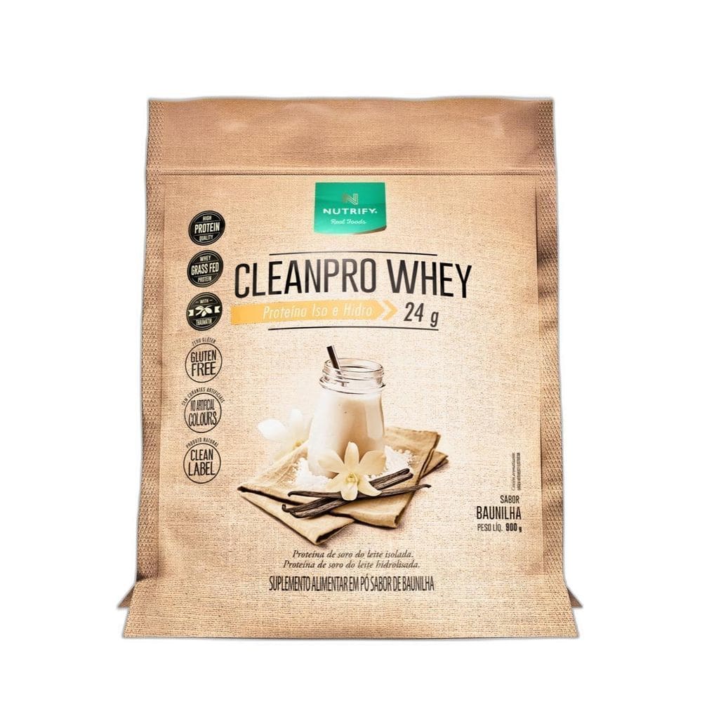 Whey Protein Isolado Baunilha Nutrify 900g - Cleanpro