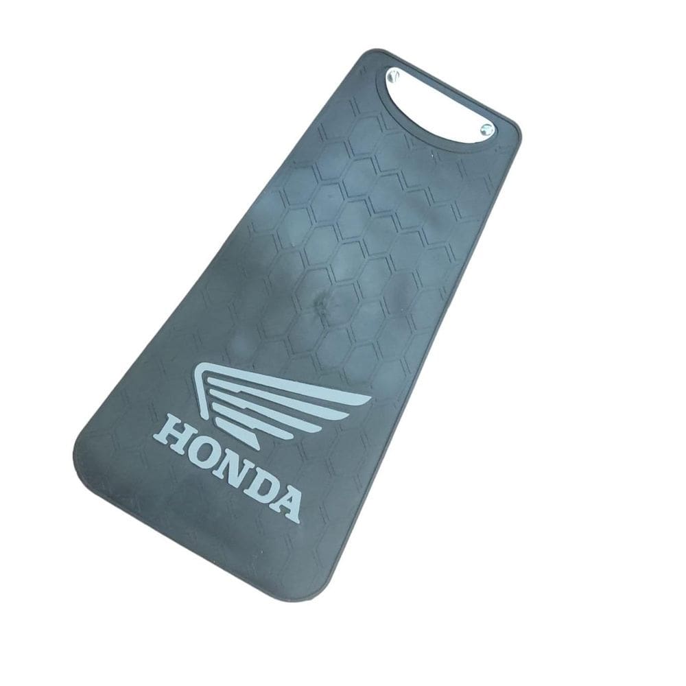 Lameira Parabarro Universal 37Cm Grande Honda Cinza Moto