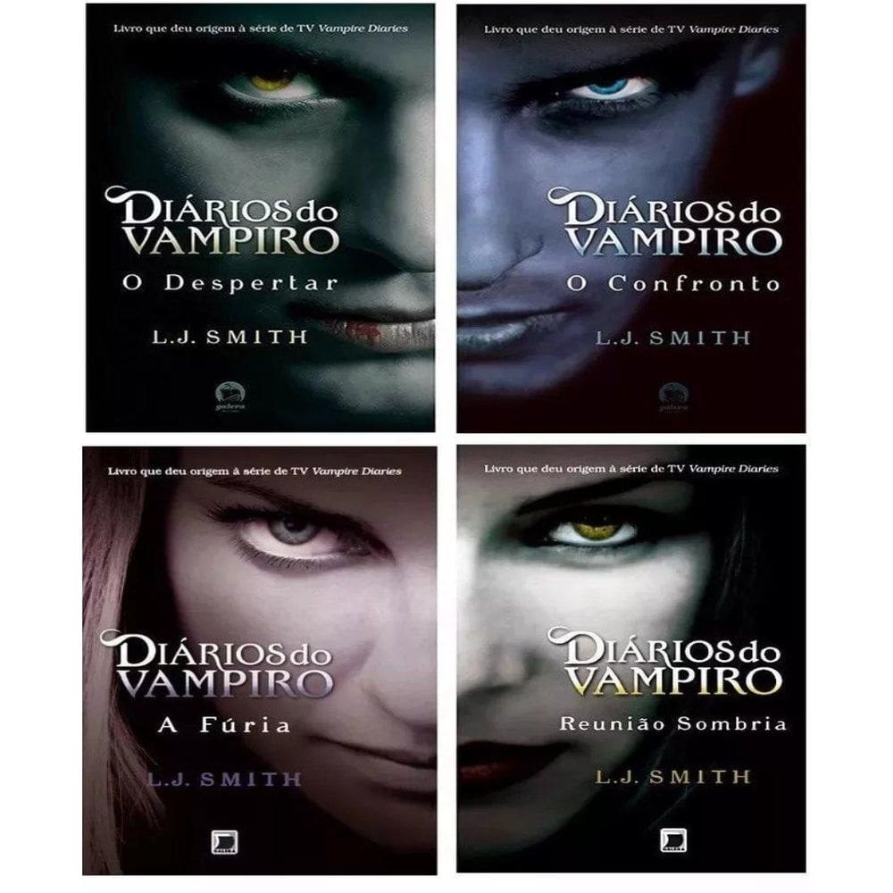 Kit 4 Livros - Coleção Diários Do Vampiro