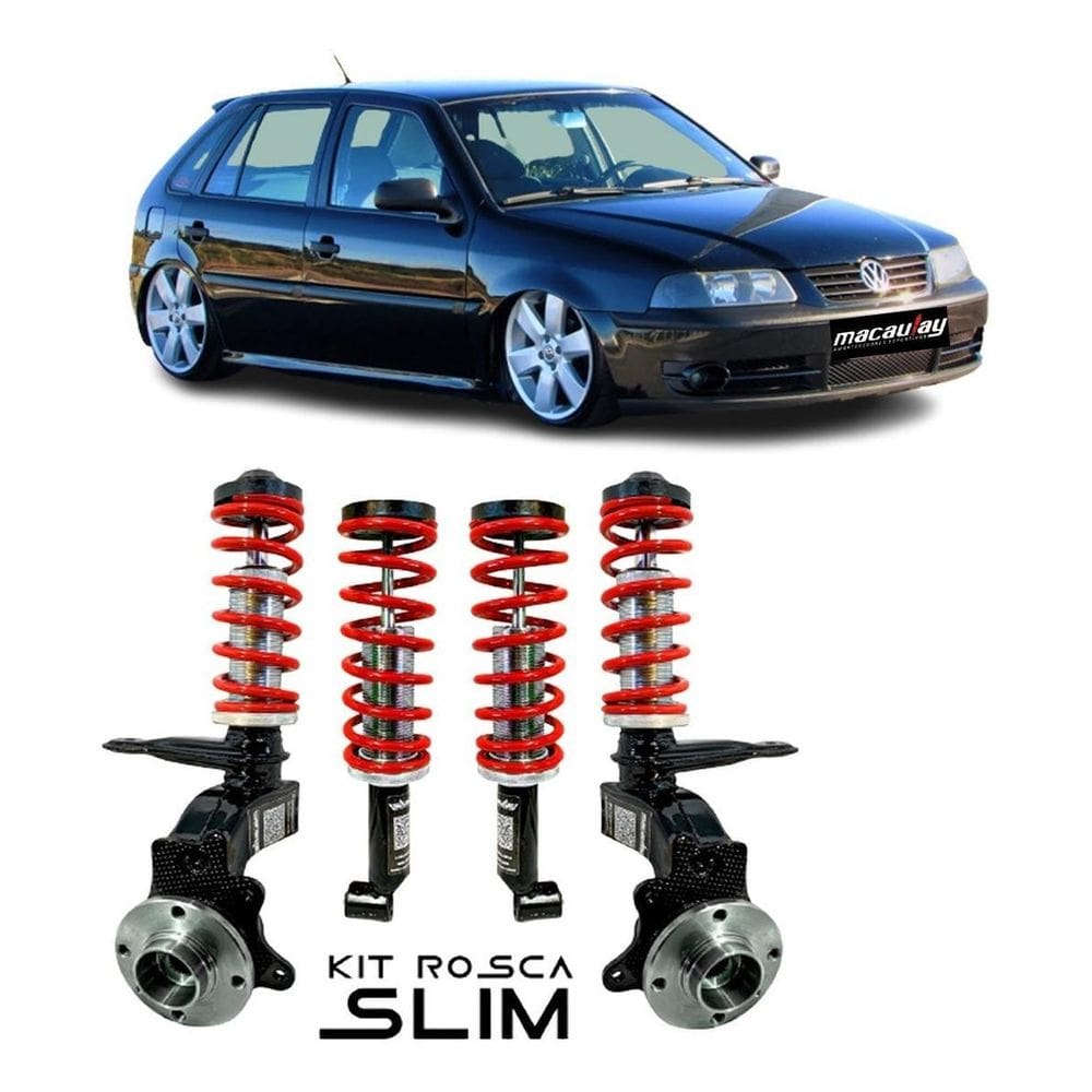 Kit Suspensão Rosca Slim C/Torre - Gol G2 G3 G4