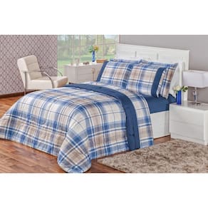 Coberdron King Size Naturale Edredom Dupla Face Luxuoso 200