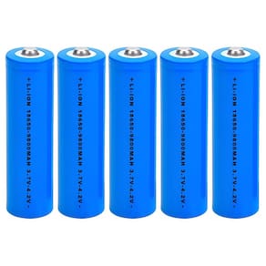 Kit 6 Baterias 18650 9800Mah 4.2V Recarregáveis Para Rádios