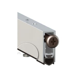 Veda Porta Automático Ajustável Alumínio 73 A 93 Cm Embutir