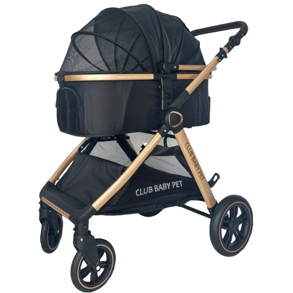 Carrinho De Passeio Pet Europeu Golden Club 3Em1