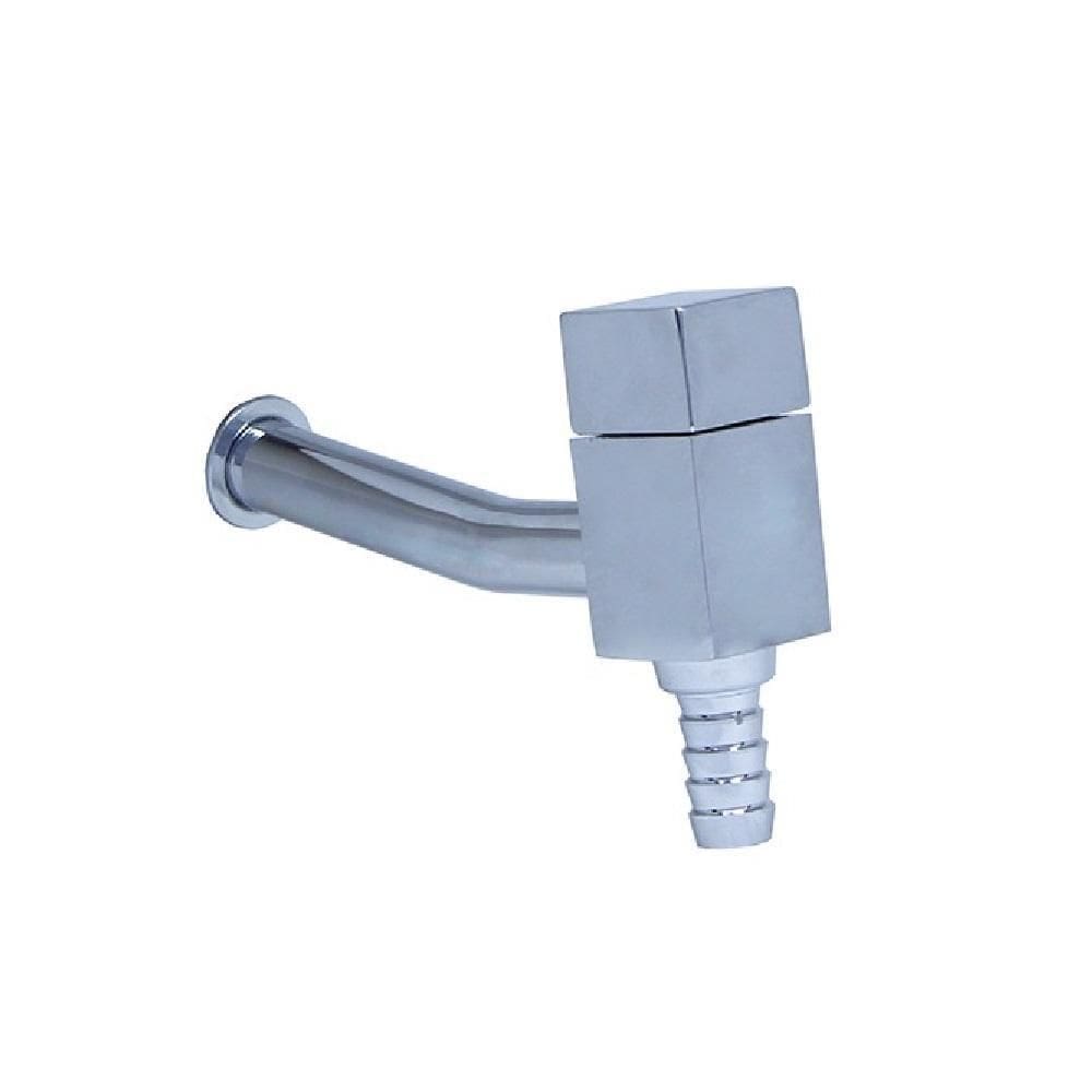 Torneira Luxo De Jardim Tanque Bico Metal 11 Cm - Cromado
