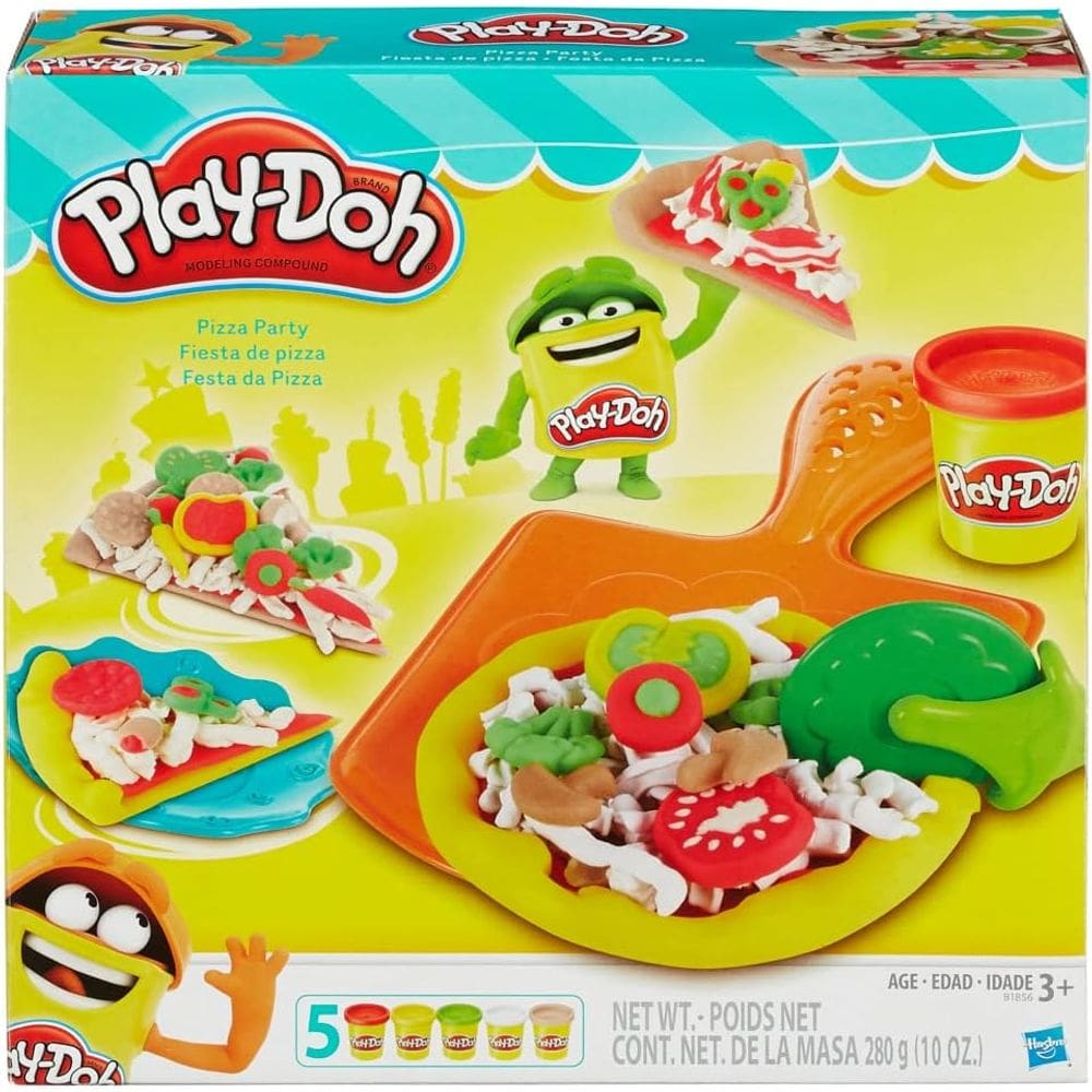 Conjunto De Massinha Play-doh Festa Da Pizza Hasbro -B1856