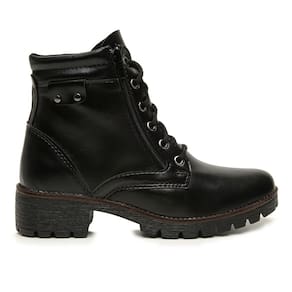 Bota Coturno Feminina C/ Zíper Lateral Br2 Lady Confortável
