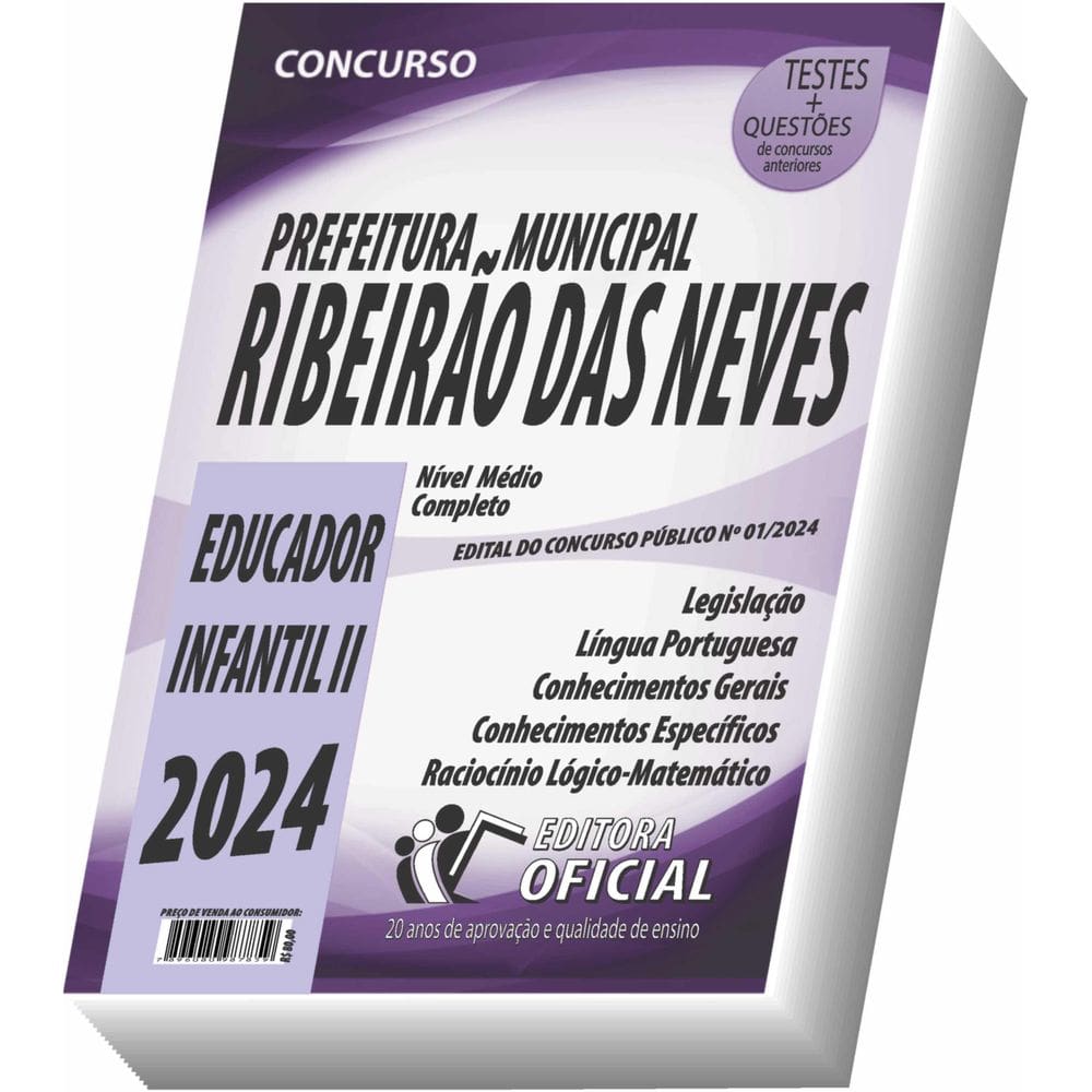 Apostila Ribeirão Das Neves - Mg - Educador Infantil Ii