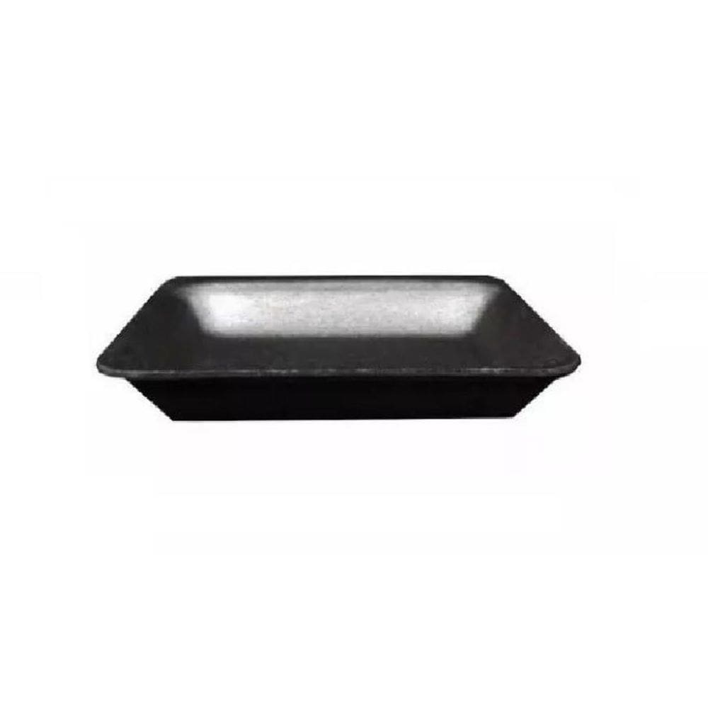 Kit 400 Bandeja De Isopor Preto B02 Funda 210X140X28Mm 1 Fardo