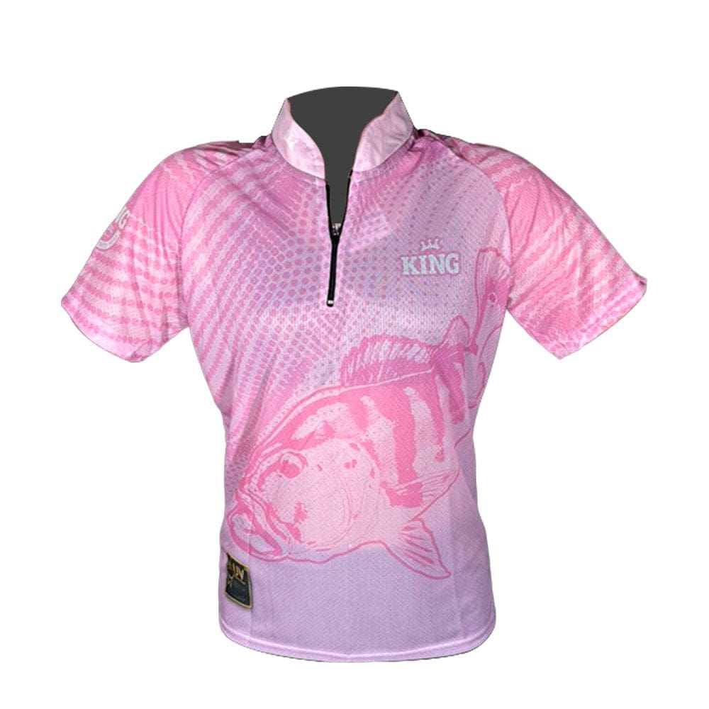 Camiseta Pesca King Brasil Street Wear Feminina MC-0015 Proteção Solar UV 50+