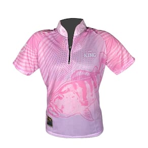 Camiseta Pesca King Brasil Street Wear Feminina MC-0015 Proteção Solar UV 50+