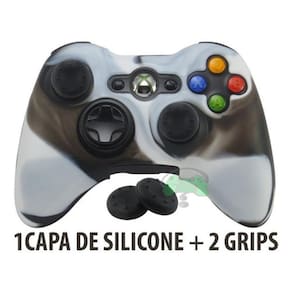 Capa Case Silicone Protetora Controle Xbox 360