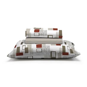Jogo De Cama Solteiro 180 Fios Fiori - Samuel 7819